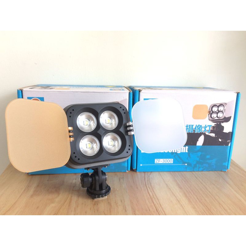 Đèn LED VideoLight ZIFON ZF-3000 | Kèm Pin và sạc hoặc Dây nguồn (ZF3000)