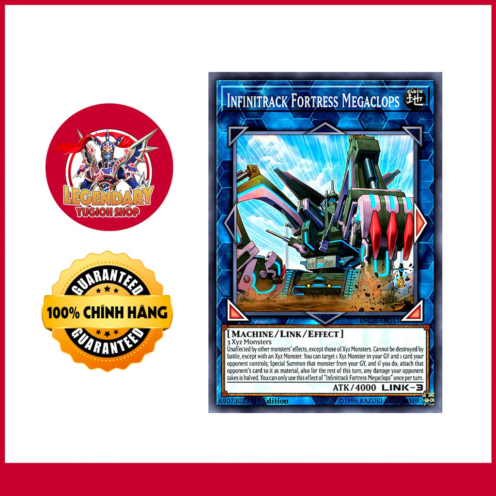[Thẻ Bài Yugioh Chính Hãng] Infinitrack Fortress Megaclops