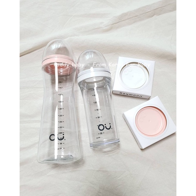 [Xả Kho] Bình Sữa OU WISH Nội Địa Hàn Quốc 140ml/260ml TẶNG KÈM Nắp Đậy Bình Sữa Silicon &lt;Có sẵn&gt;