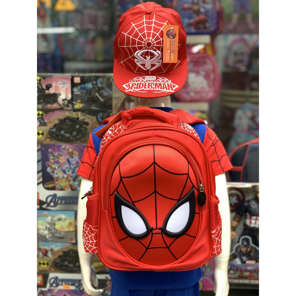 Balo Spiderman cao cấp cho bé mẫu giáo