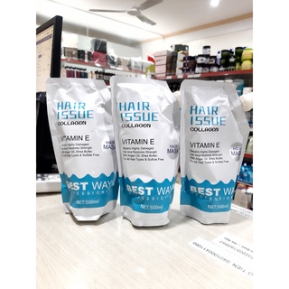 Kem ủ tóc Best way issue vitamin e 500ml