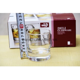 Bộ 6 cốc thủy tinh tròn 195ml