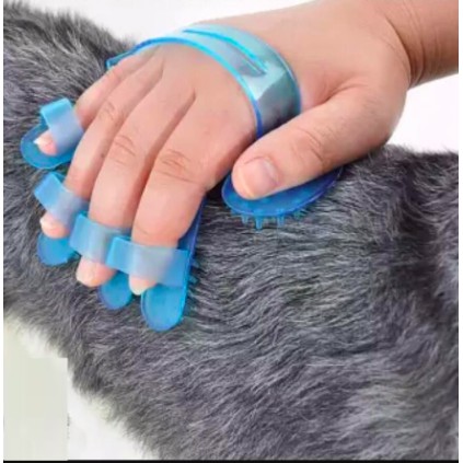 Găng tay chó mèo  Găng tay nhựa tắm thú cưng và găng tay nhặt lông chó mèo và lấy lông rụng