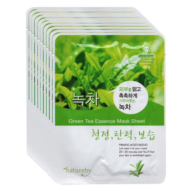 Mặt nạ giấy rau quả Natureby Essence Mask Sheet - Hàng chính hãng hàn quốc