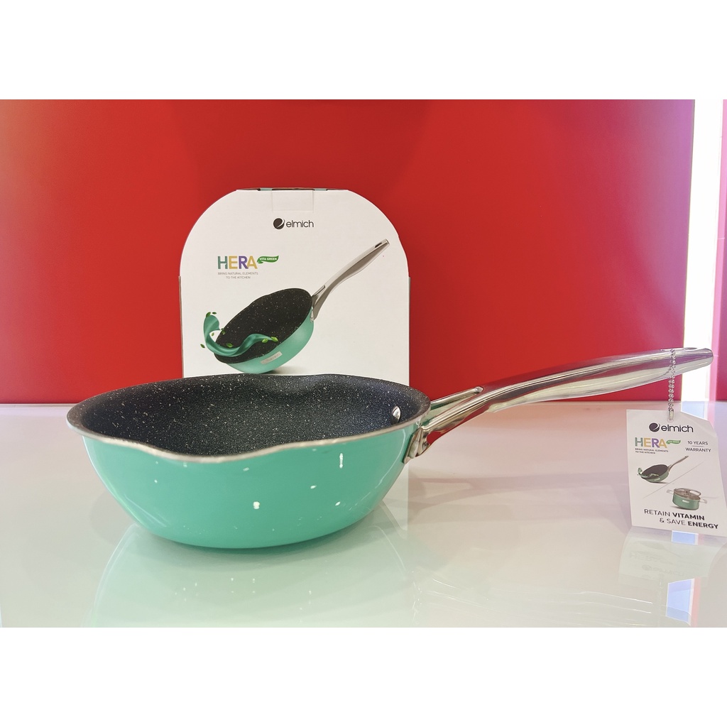 Chảo Inox liền khối Elmich Hera EL-8105 size 20cm, 24cm, 26cm, 28cm