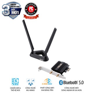 Card mạng Wifi 6 PCIe Asus AX58BT MU-MIMO Chuẩn AX3000 (Chính Hãng)