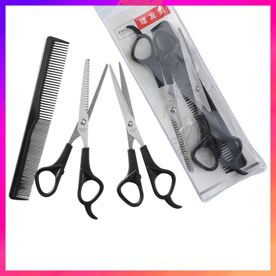 Bộ 2 Kéo Cắt Tóc Kèm Lược Chuyên Dụng Cho Salon Làm Đẹp