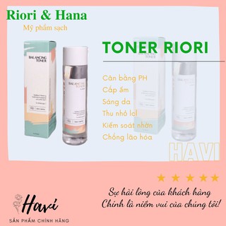 Toner riori nước hoa hồng dưỡng ẩm sáng da 120ml