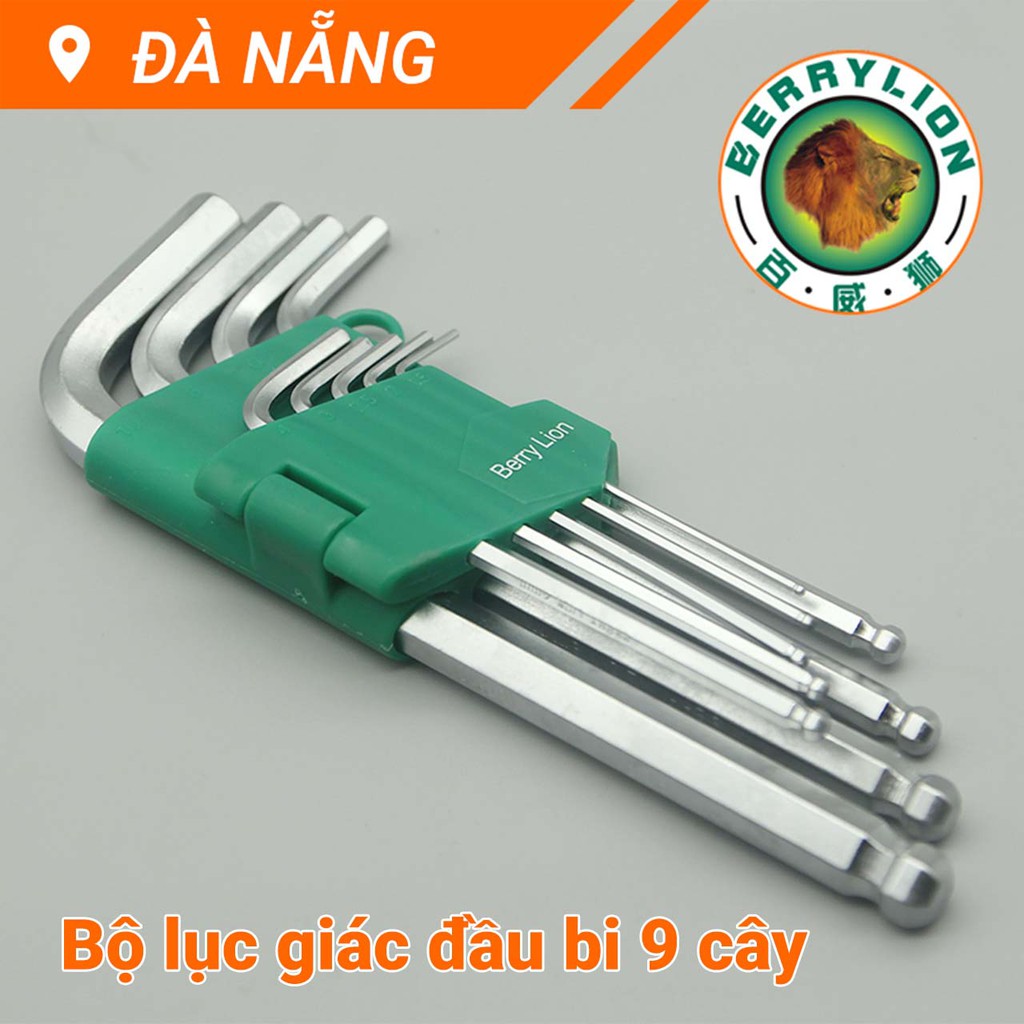 Bộ lục giác cây chữ L Berrylion T10-T50 9 cây