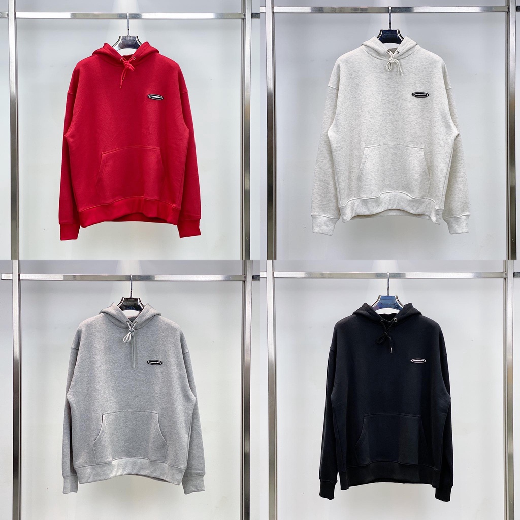 Áo Nỉ Mũ Dáng Rộng Tag Cao Su - Hoodie Unisex Local Brand