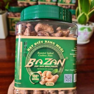 Combo 2 Hũ Hạt Điều Rang Muối Bazan Bình Phước.
