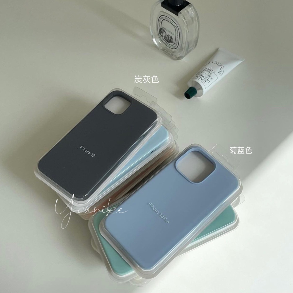 Ốp Điện Thoại Silicon Màu Trơn Phong Cách Hàn Quốc Cho Iphone14 / 14max / 13pro / 12promax / 12 / 11 / xr / 8p / x / xs
