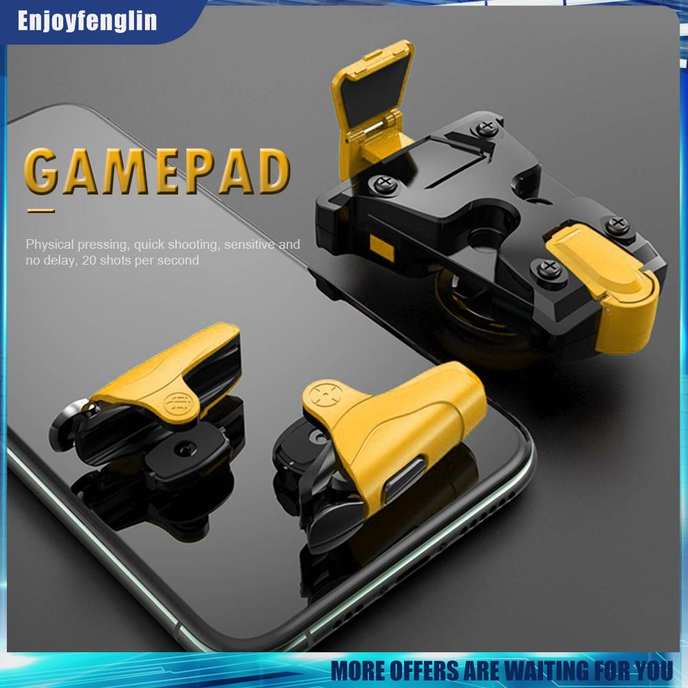 （Enjoyfenglin） PUBG Game Universal Controller Gamepad Grip Trigger Button Joystick Handle