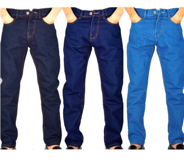 Quần jeans nam ống suông cao cấp dành cho lứa tuổi trung niên