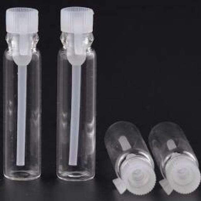 Chai nước mẫu thử 1ml, 2ml, 3ml .combo 100 chai