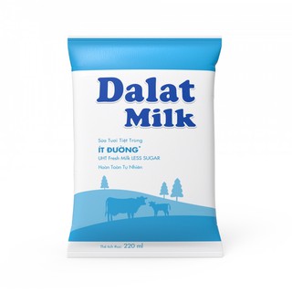 Sữa tươi đà lạt milk bịch 220ml*48b