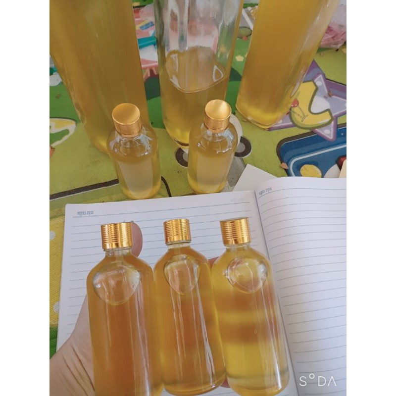 Dầu mè đen nhà làm cam kết không pha chai 100ml