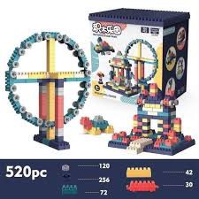 Bộ Lego Lắp Ráp Gồm 520 Chi Tiết. Lego Xép Hình Đồ Chơi Cho Bé