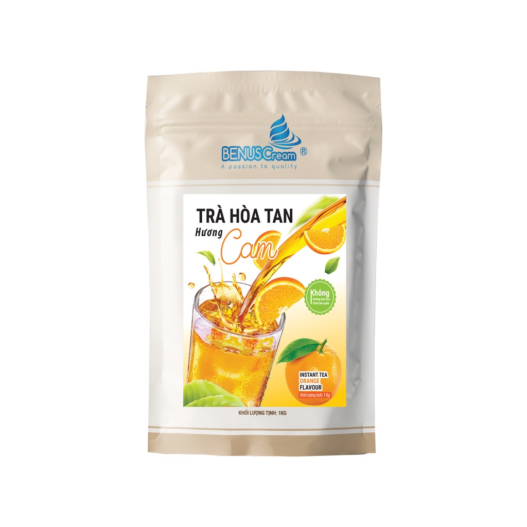 Bột trà Trái cây hòa tan Benuscream .