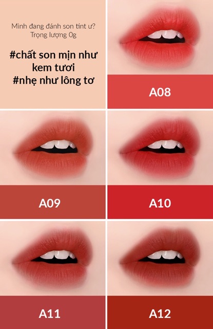 (A01-17) Son Kem Lì Black Rouge Air Fit Velvet Tint_ Hàn Quốc | BigBuy360 - bigbuy360.vn