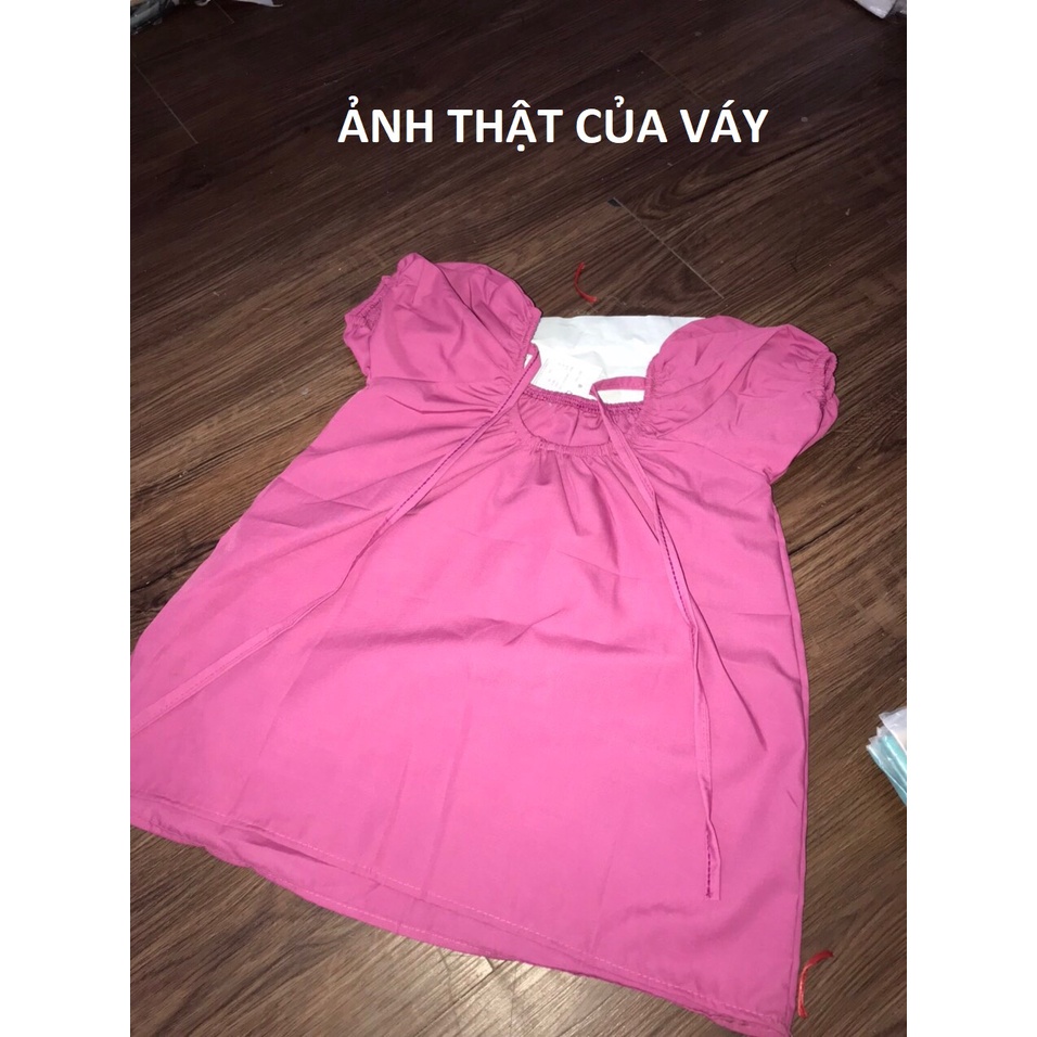 💦NHẬP MÃ KIDSFREE giảm 15K💦 Váy cho bé gái, Đầm bé gái - Đầm, váy tay bồng khoét lưng cho bé gái siêu hot mùa hè 2022