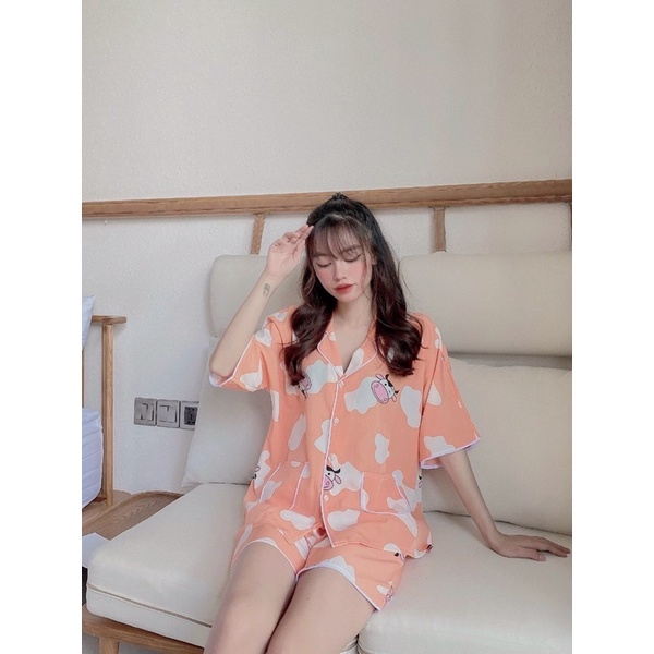 Đồ bộ pijama tay cánh dơi siêu xinh