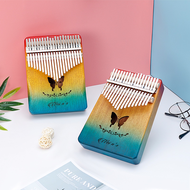 Đàn Kalimba 17/21 Phím Nhiều Màu Sắc Dễ Thương