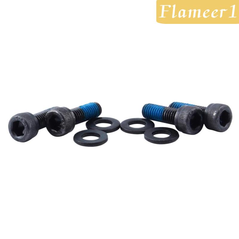 Set 1 Ốc Vít Kim Loại Gắn Đĩa Phanh Xe Đạp M6X18 mm