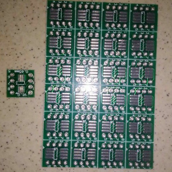 30 đế chuyển IC 8 chân dán thành 8 chân cấm.