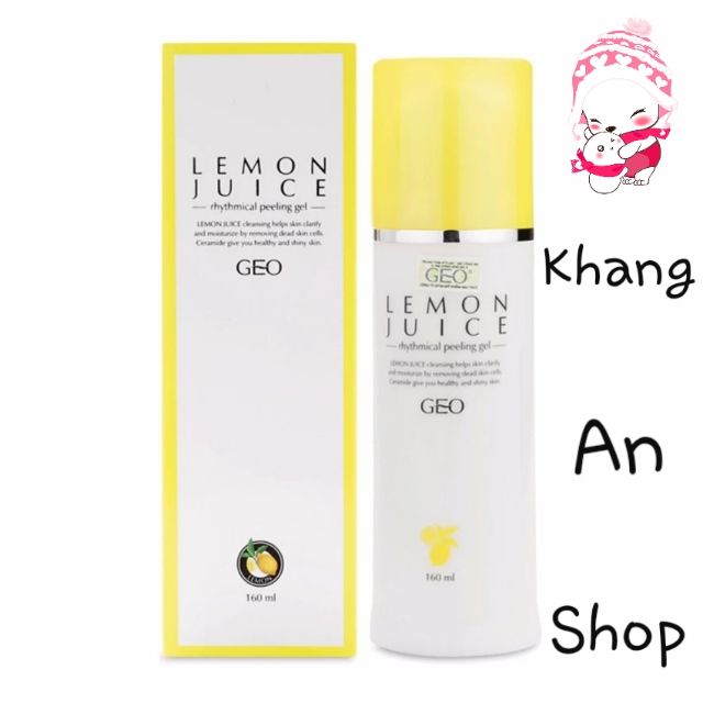 Kem tẩy da chết Geo Lamy tinh chất Chanh Lemon juice