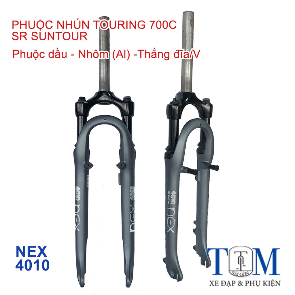 Phuộc nhún xe đạp Touring 700C SR SUNTOUR NRX 6000/ NEX 4010