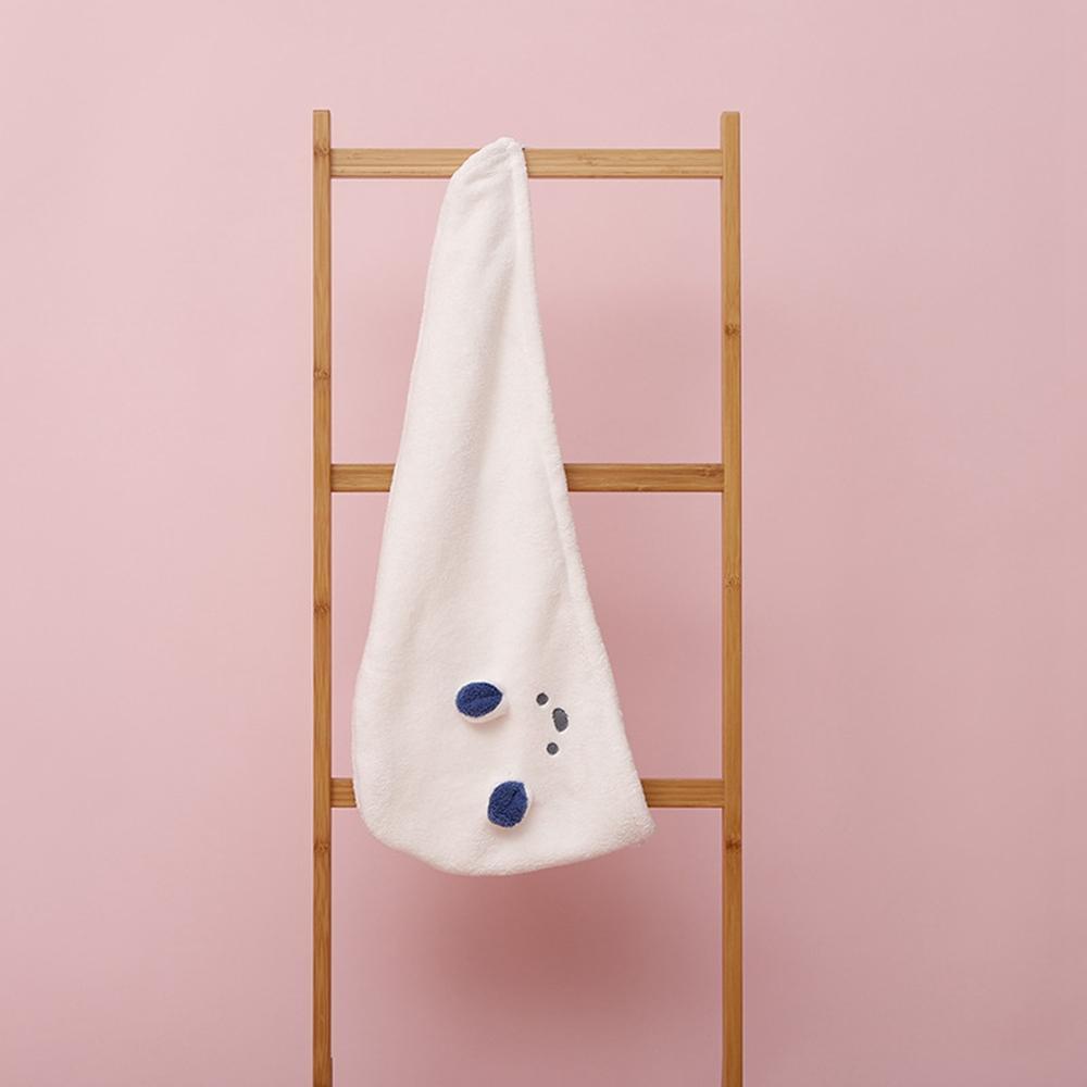Khăn Tắm Trùm Đầu Bằng Sợi Microfiber Mềm Mại Hình Tam Giác Cho Nữ