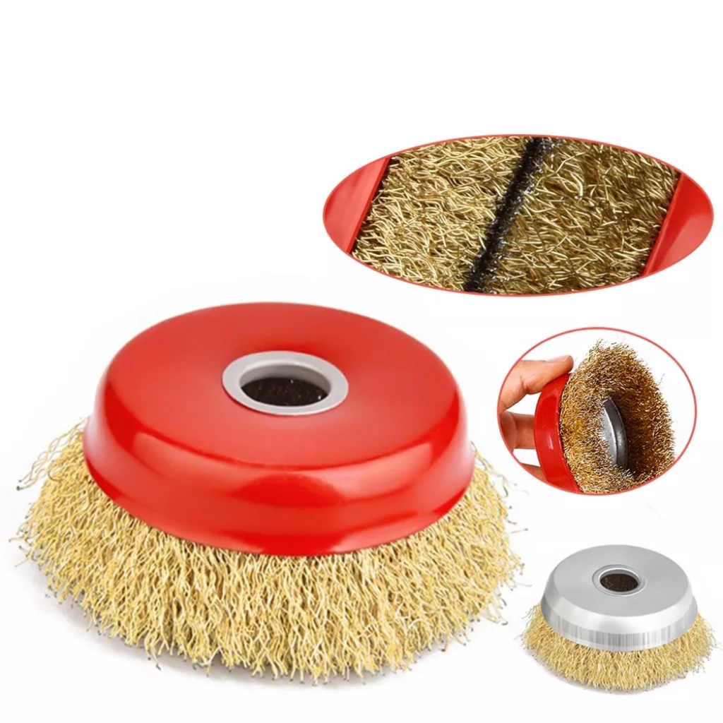 Bàn chải sắt cho máy mài góc 100mm