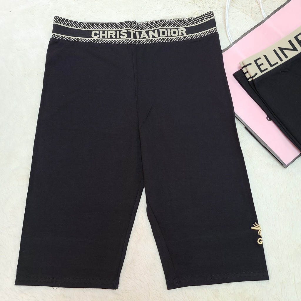 [Mã FAMAYWA giảm 10K đơn 50K] Quần Legging cạp chữ hình con ong co giãn 4 chiều (45kg - 65kg) | BigBuy360 - bigbuy360.vn