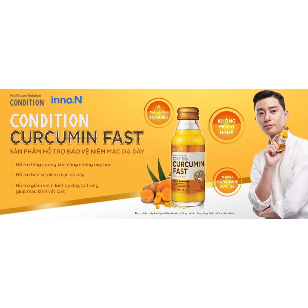 Nước Uống Tinh Nghệ CODITION CURCUMIN FAST  - Chai 100ml