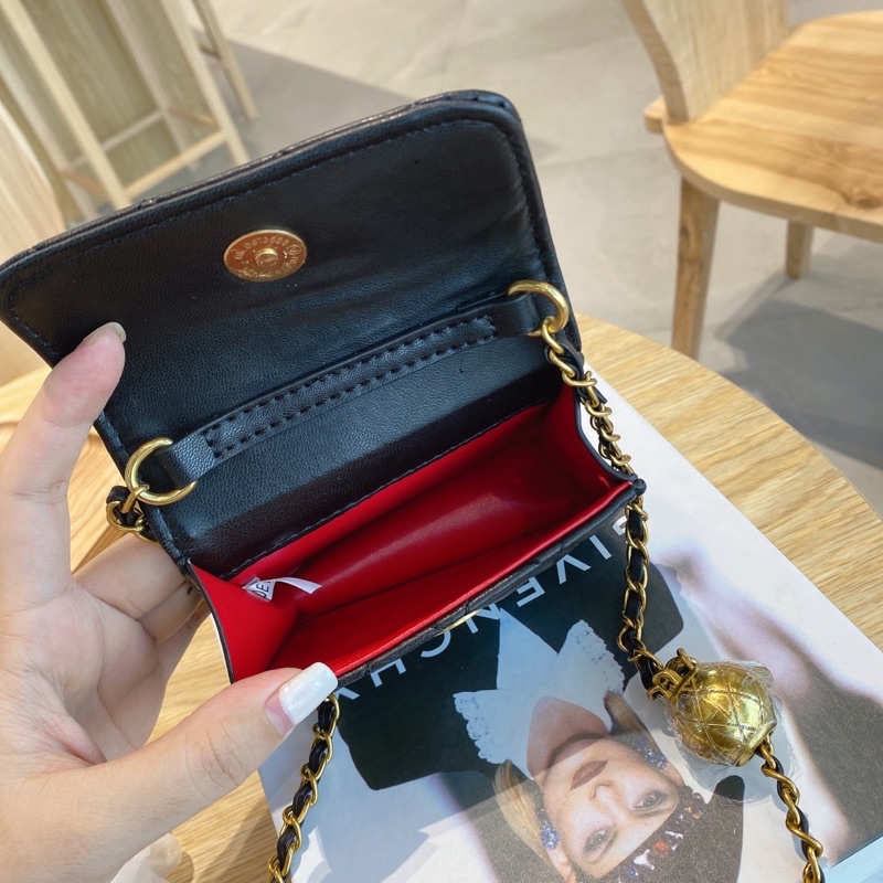 Túi Mini Da Mịn Kèm Chuông