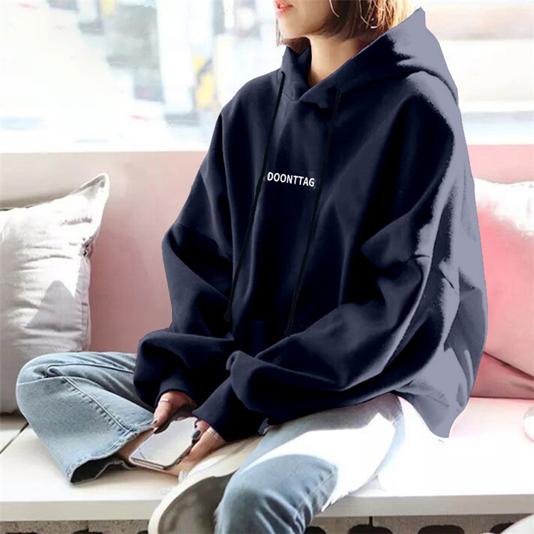 NRVP Áo hoodie form rộng hợp thời trang 2021 trẻ trung cho nữ