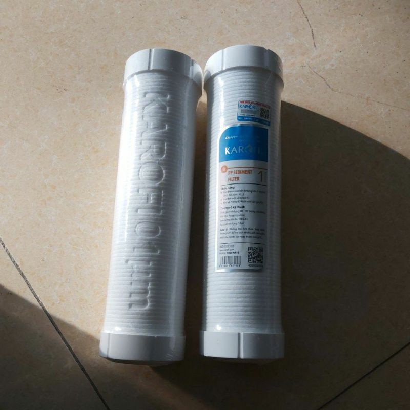 lõi lọc nước số 3 karofi, lõi lọc nước cho máy ro [ Giá khuyến mãi]