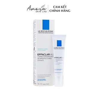 Kem Giảm Mụn Larocher Posay Effaclar AI 15ml - Giảm Mụn Tại Chỗ theo Điểm - Amora Skinlab