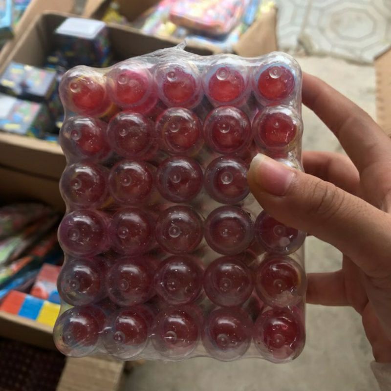 Khay 30 chiếc kẹo mút son