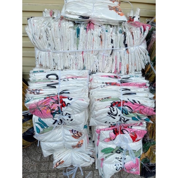 Đầm Sơ Mi Trăng Lụa 3D Hình dễ thương