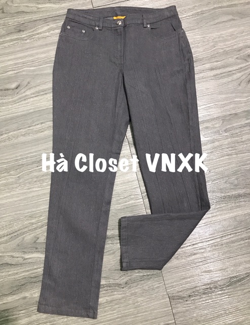 Quần kaki jean nữ đính đá xuất âu-M0497
