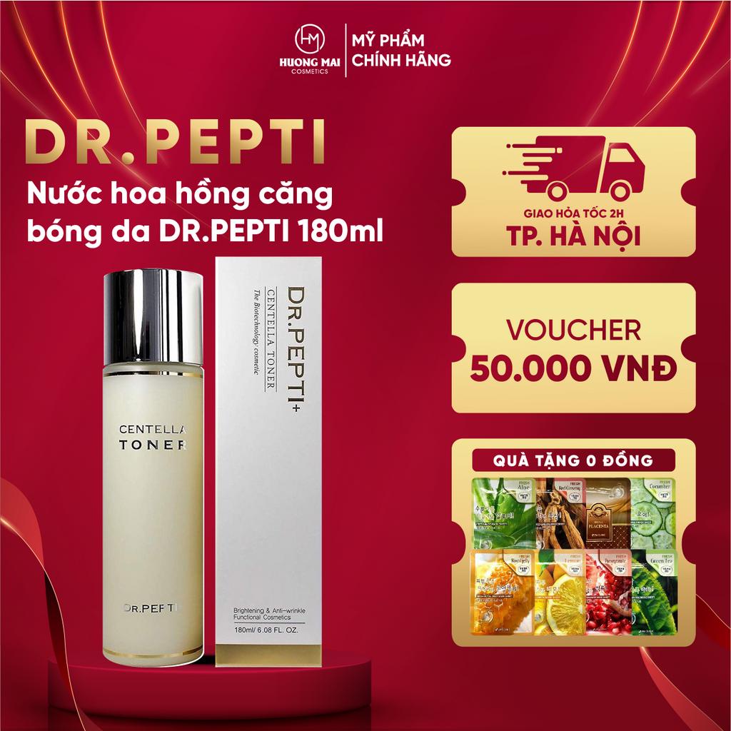Nước hoa hồng căng bóng da DR.PEPTI 180ml