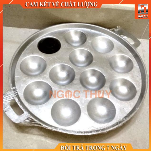Khuôn làm bánh khọt bằng gang có nắp đậy