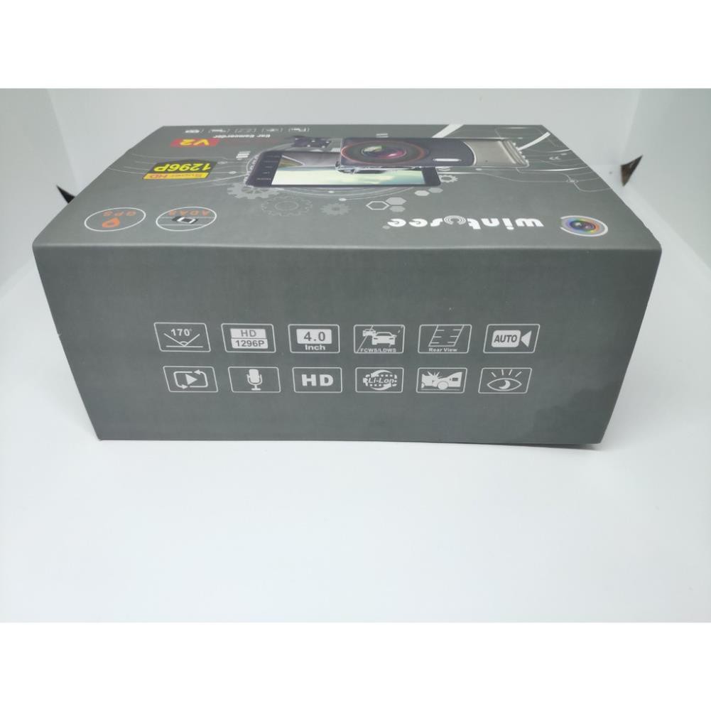 [Tặng thẻ nhớ 32G] Camera hành trình giá rẻ wintosee V2 GPS_ADAS cảnh báo làn đường-cảnh báo tốc độ | BigBuy360 - bigbuy360.vn