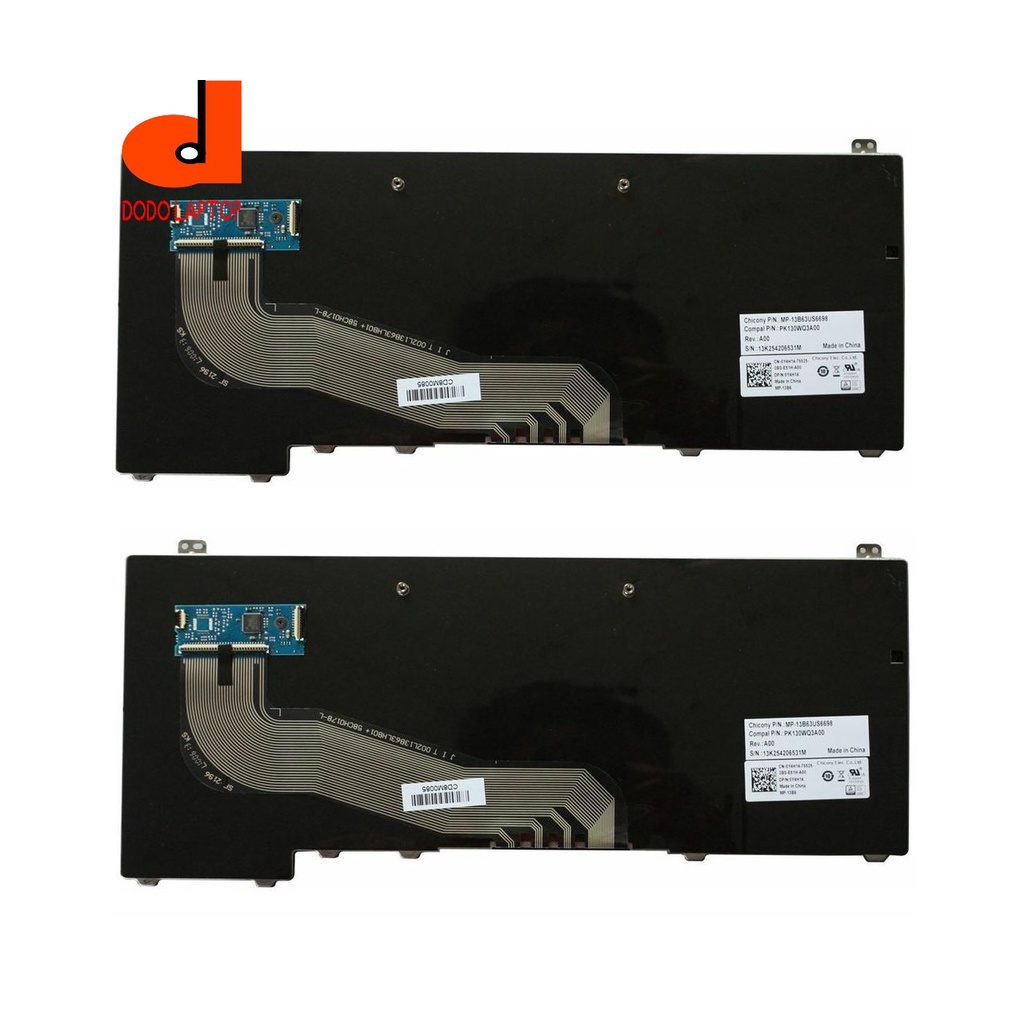 Bàn phím Dell Latitude E5440, us keyboard laptop