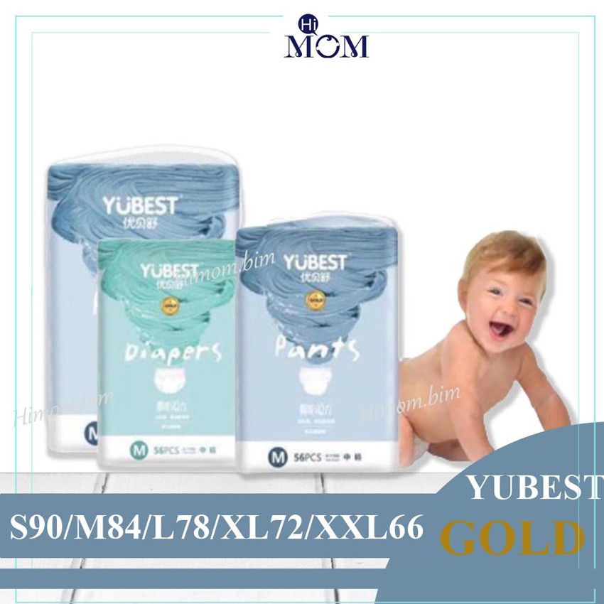 COMBO 2 BỊCH  YUBEST GOLD/ ANGEL/ NATURAL NỘI ĐỊA TRUNG DÁN / QUẦN ĐỦ SIZE S90/ M84/ L78/ XL72/ XXL66