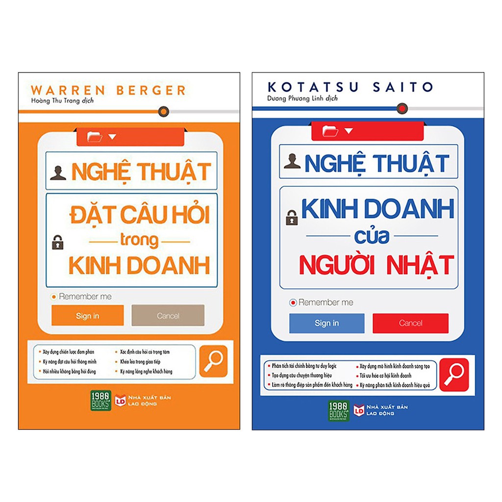 Sách - Combo Nghệ Thuật Đặt Câu Hỏi Trong Kinh Doanh + Nghệ Thuật Kinh Doanh Của Người Nhật