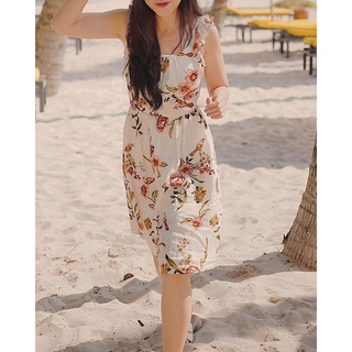 Đầm hoa hở lưng Ruchan + 2,5% phi shopee