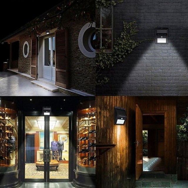 Đèn LED năng lượng mặt trời cảm biến chuyển động 7.4V-0.97W loại tốt – Điện Việt